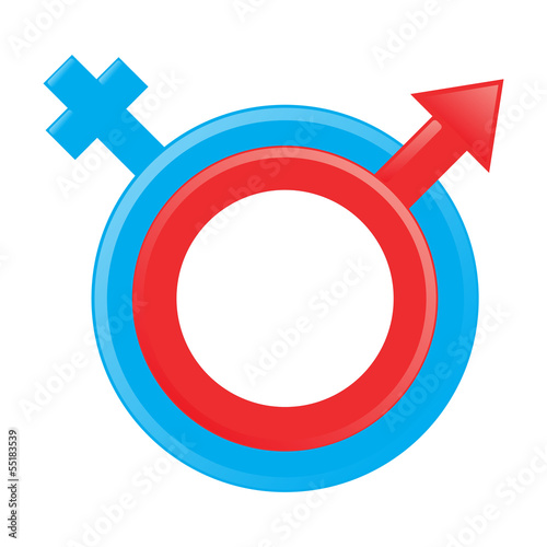 symbol of feminine and masculine