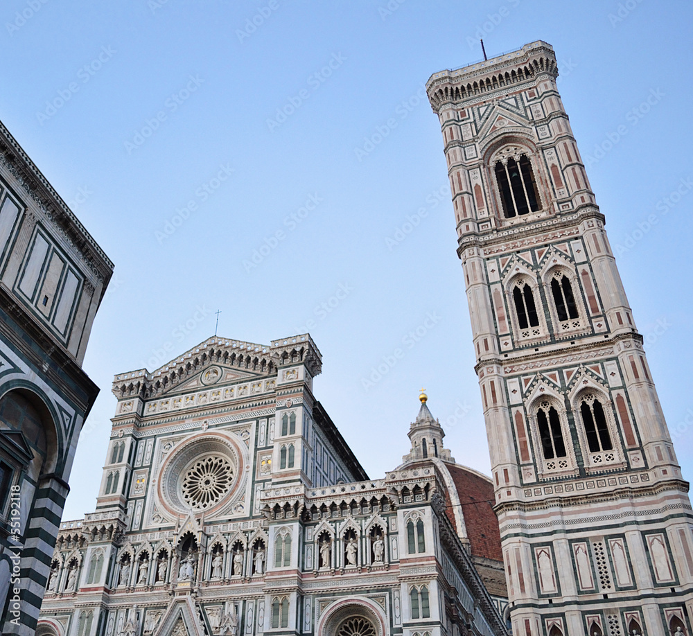 Basilica of St. Mary of the Flower, Florence, Italy.