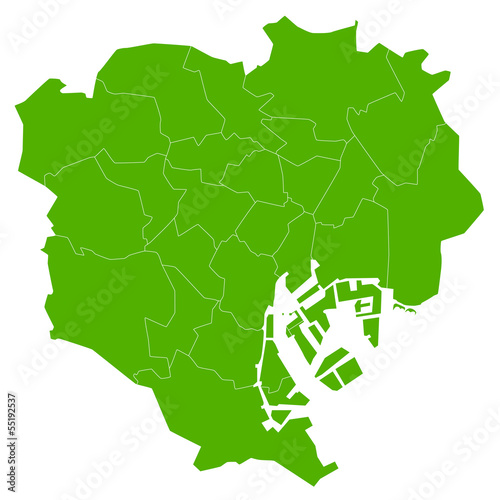 東京　２３区　地図