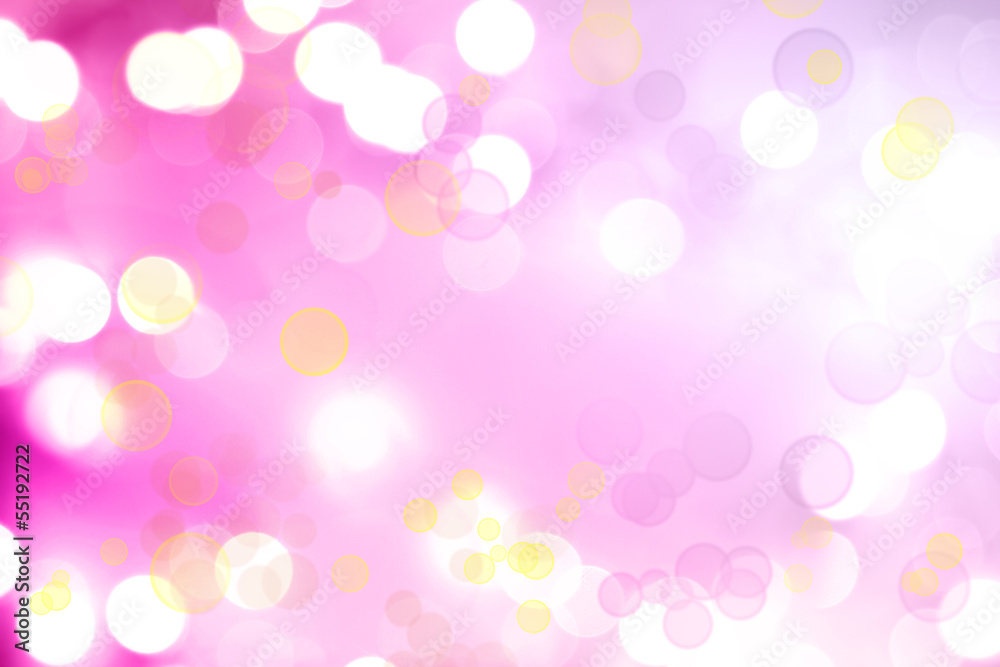 Pink yellow and white blurs background