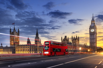 Wandcirkels Londen Westminster Abbey en Big Ben  © PUNTOSTUDIOFOTO Lda