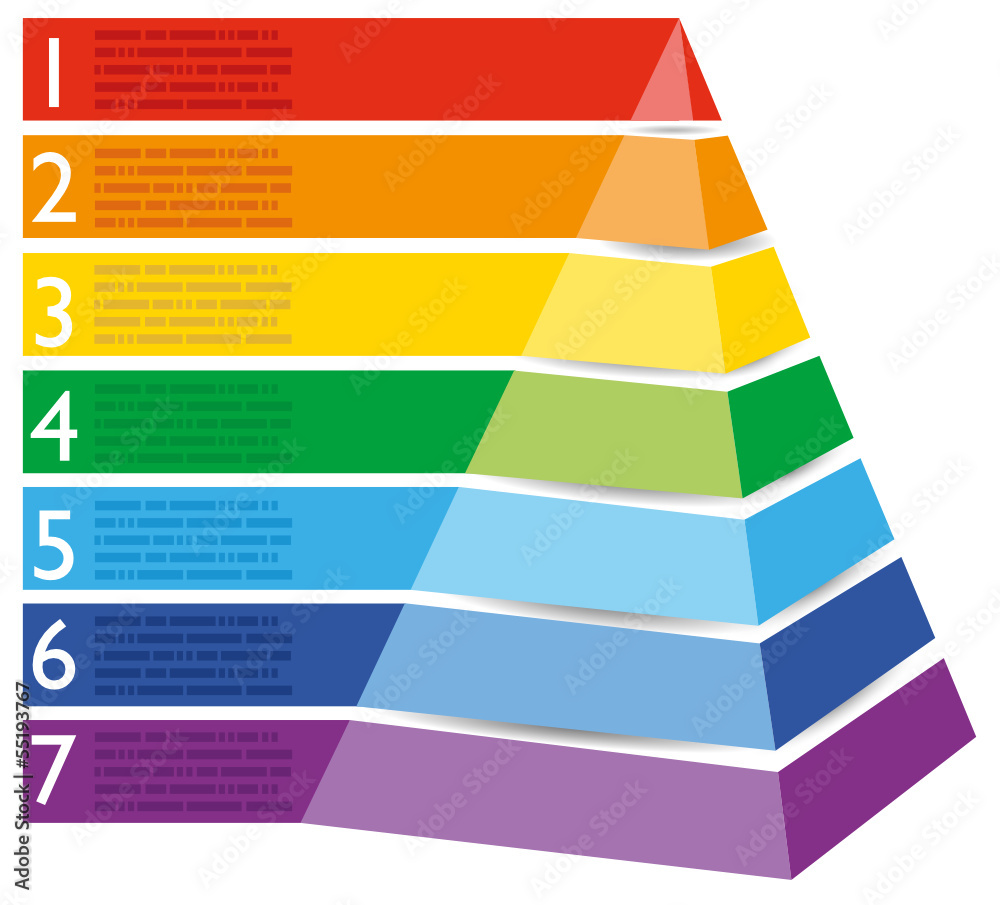 Infografica esempi piramide alimentare torta Stock Vector | Adobe Stock