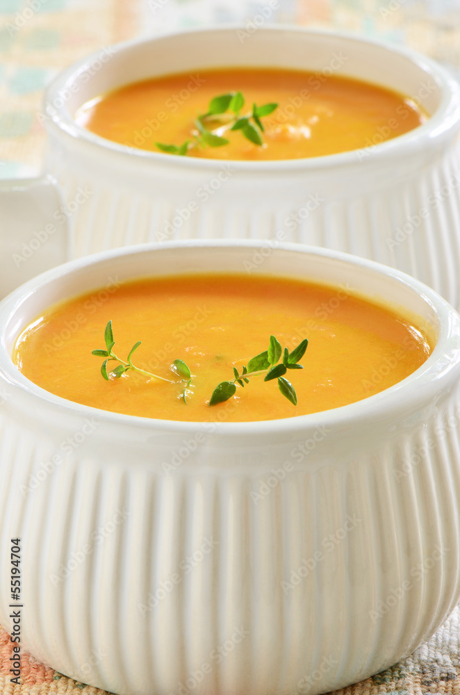 Carrot sweet potato soup Carrot sweet potato soup