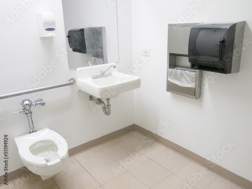 Obraz na plátne Hospital Bathroom