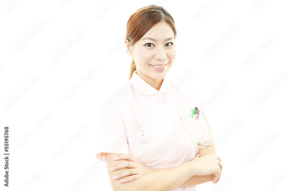 笑顔の看護士