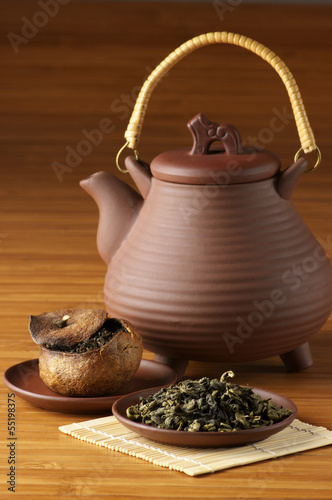 Tea and teapot