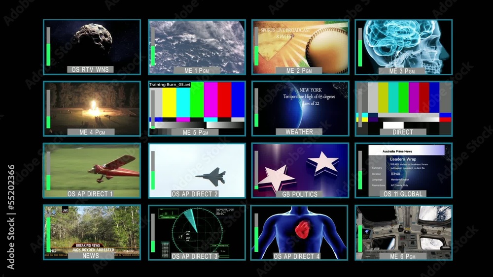 Video background feeds Video background feeds