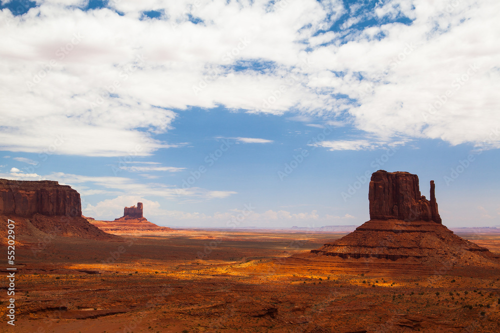 Famous Monument Valley in USA