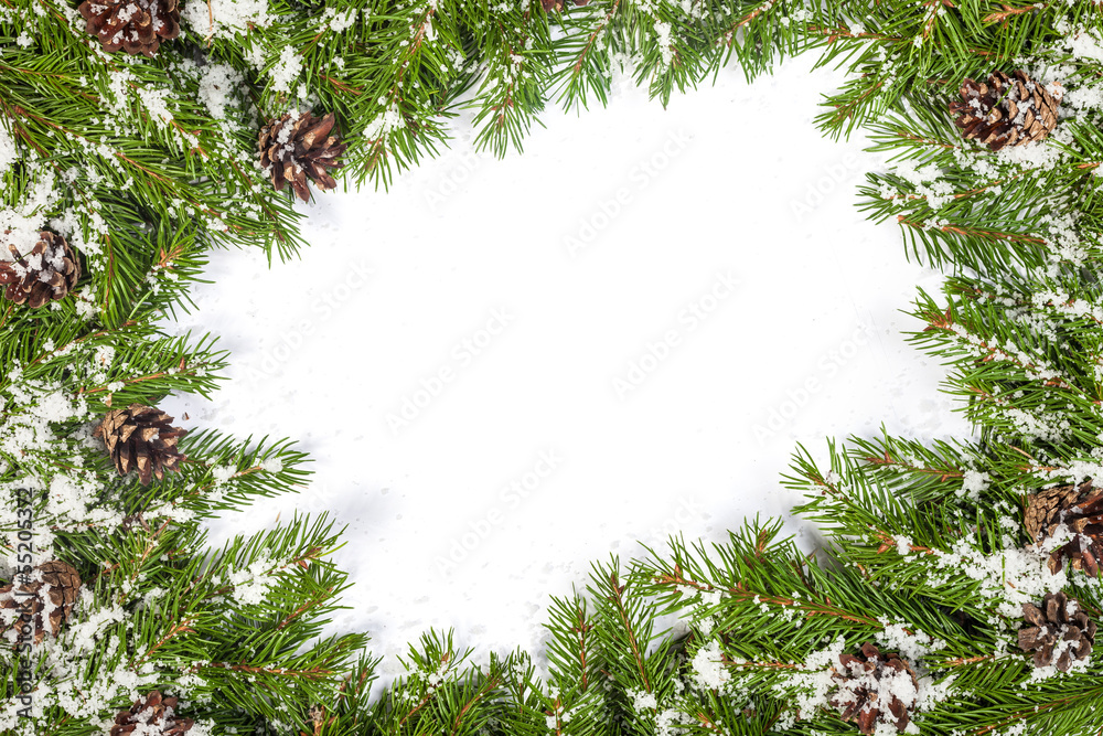 Fototapeta premium Christmas background. Eve framework