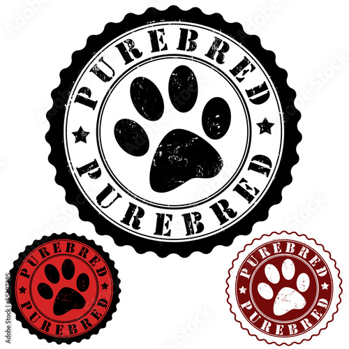 Purebred stamp