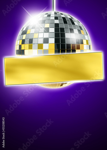 mirrorball disco background