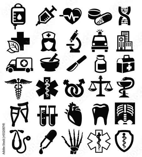 medical icons #55208741