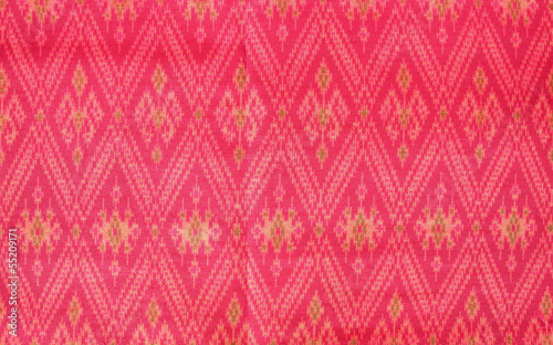 Thai fabric pattern background