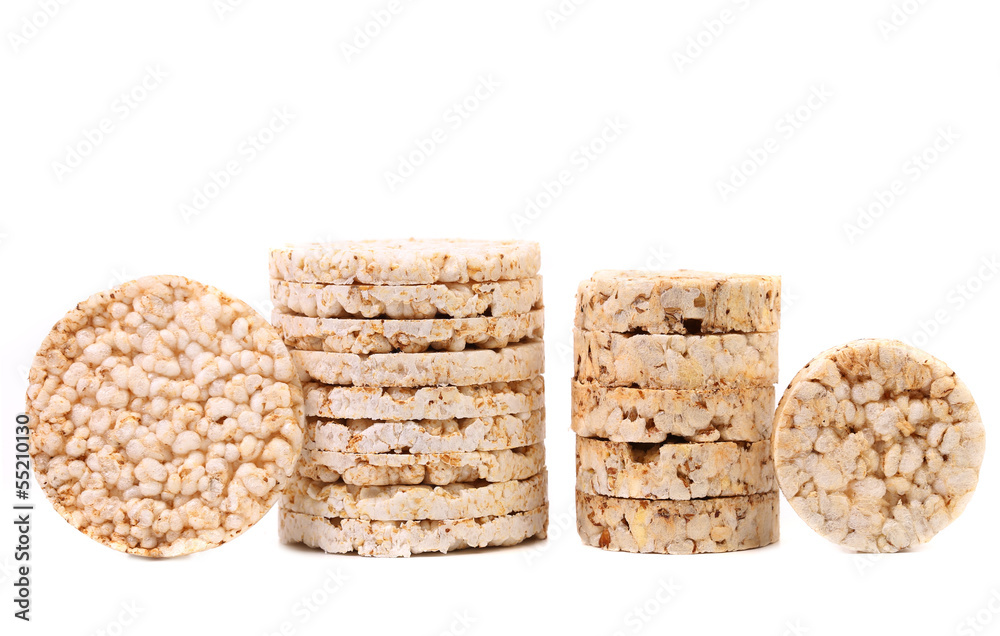 Stacks of rice cakes Stacks of rice cakes