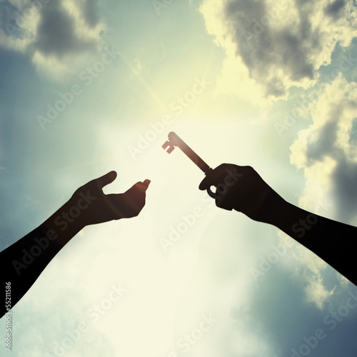 Hold key in sky