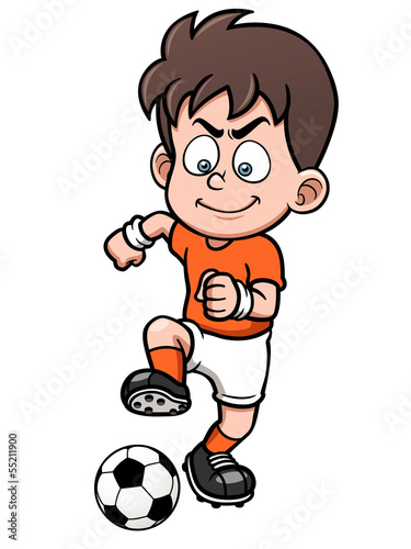 Vector illustration of Soccer player