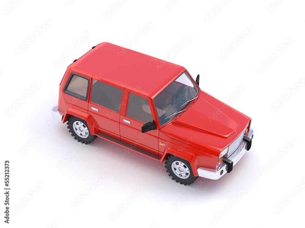 red SUV