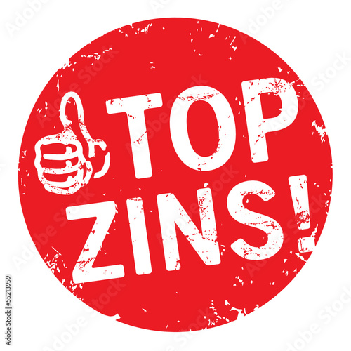 Roter Button Top Zins!