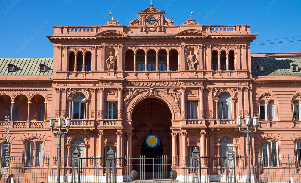 The Casa Rosada in Buenis Aires