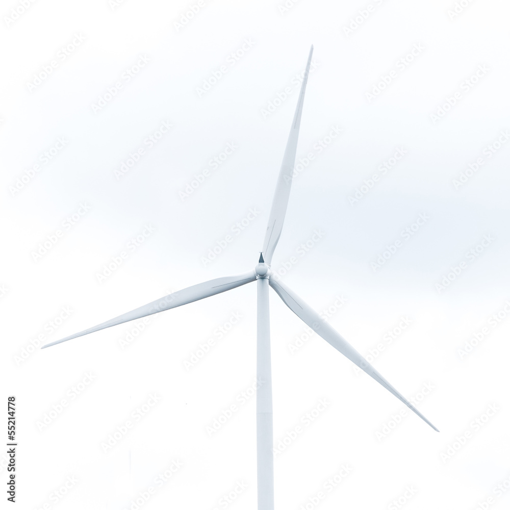wind turbine in wind farm against cloudy sky wind turbine in wind farm against cloudy sky