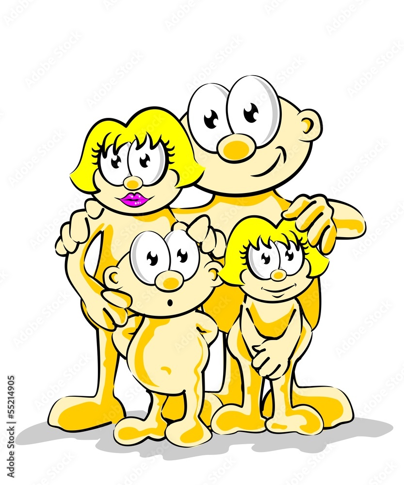 Family posing for photo Family posing for photo