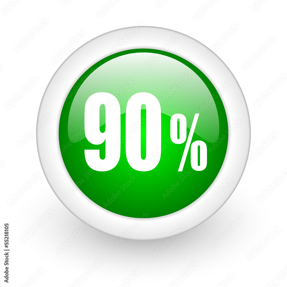 90 percent icon 90 percent icon