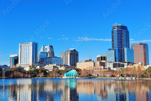 Cuadro en lienzo Orlando morning