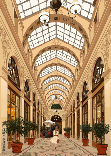 woman strolling in Paris