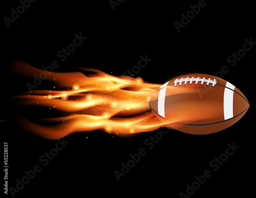 Flaming Football