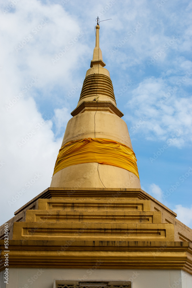 Naklejka premium pagoda in temple Thailand