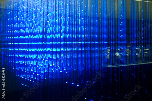 Close-up of the Matrix of a Screen made of multiple LEDs