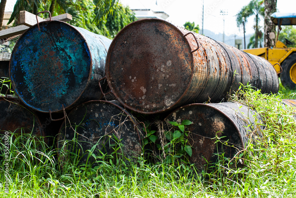 Old fuel tank