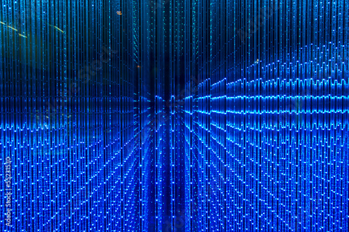 Close-up of the Matrix of a Screen made of multiple LEDs