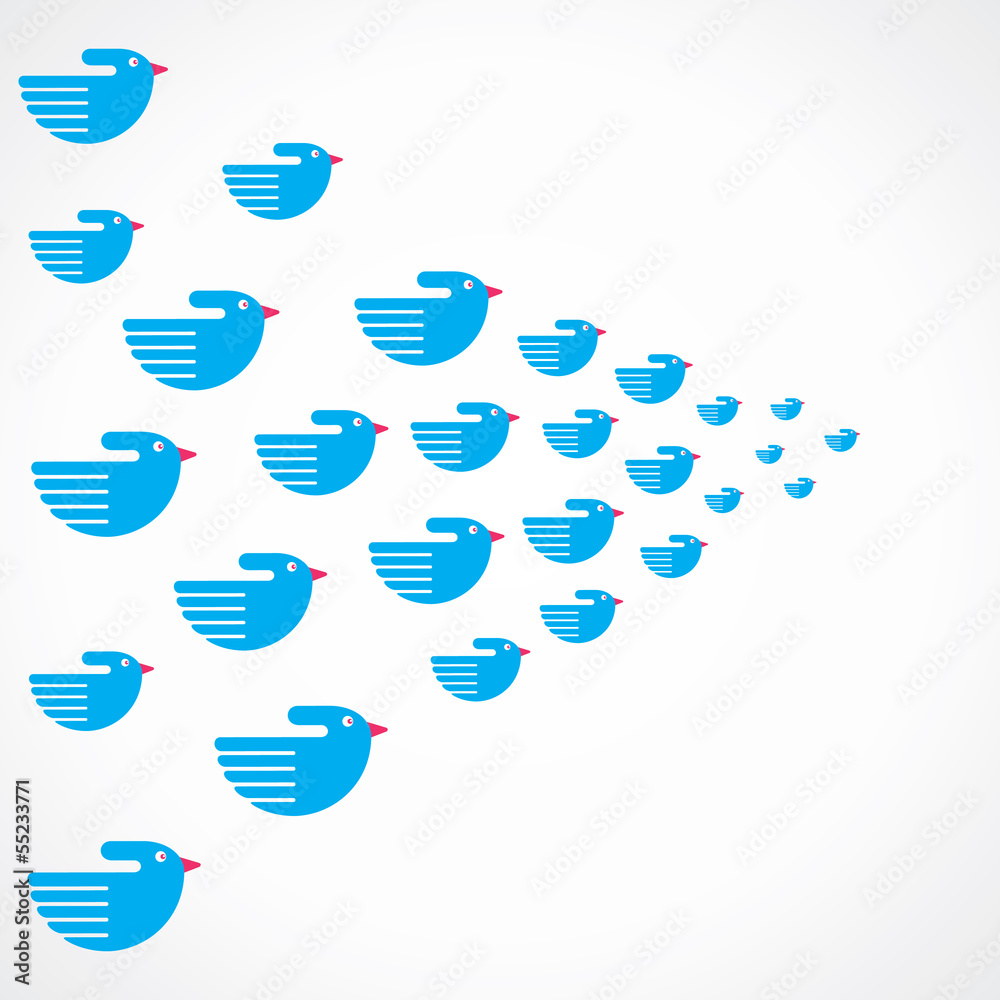 blue creative bird background blue creative bird background