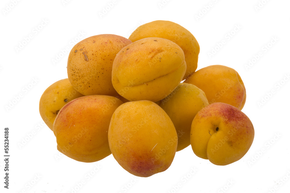 Apricots heap