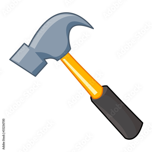 hammer isolated illustration