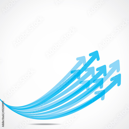 Blue arrow background