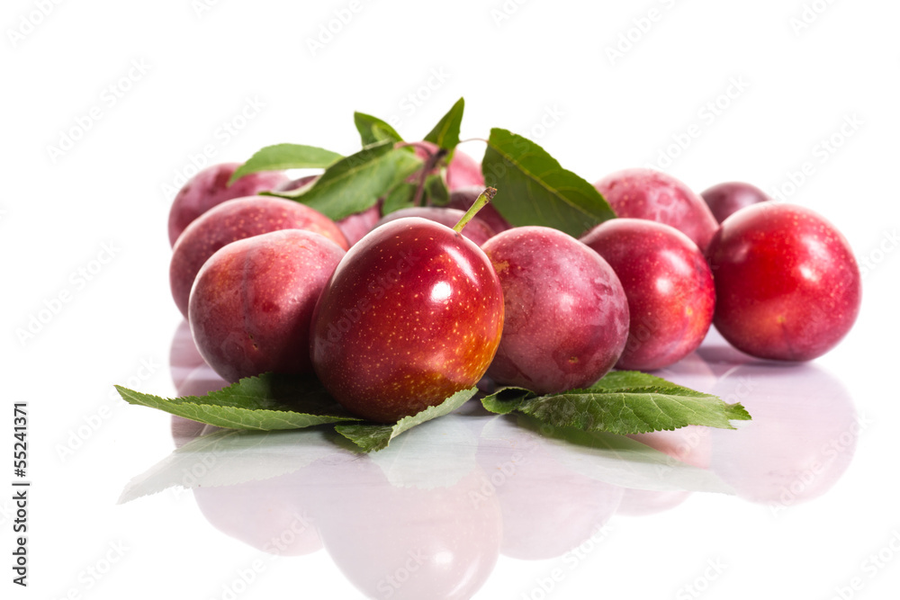 fresh ripe plum fresh ripe plum