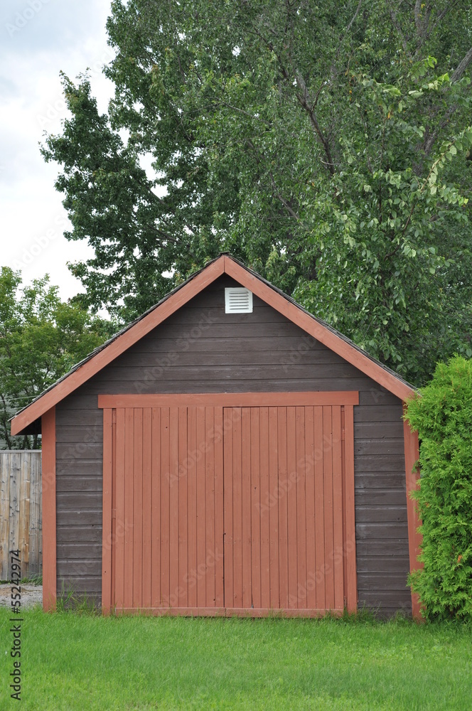 Storage unit in the backyard Storage unit in the backyard