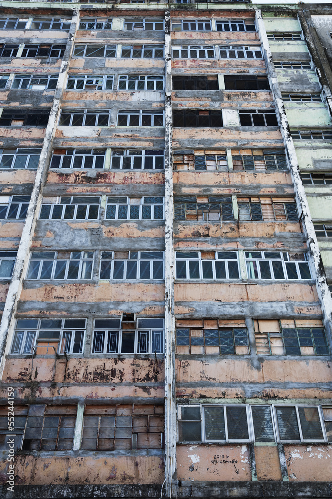 Abandoned building in Hong Kong