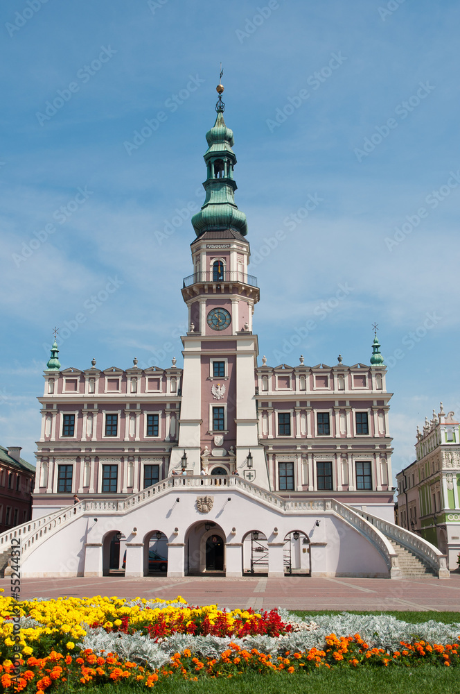 Fototapeta premium The main market square in Zamosc