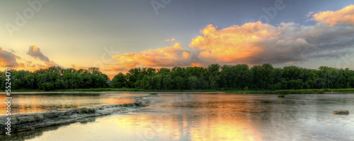 River Rapids Sunset © Michael Shake