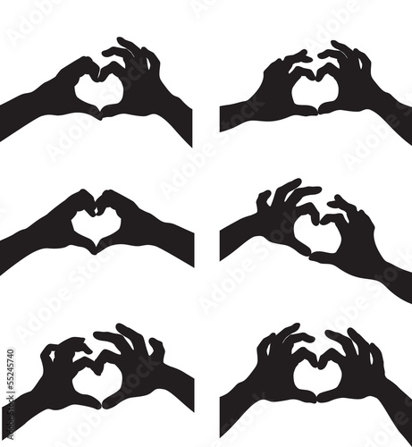 love heart hands