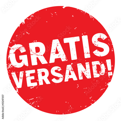 roter button gratisversand