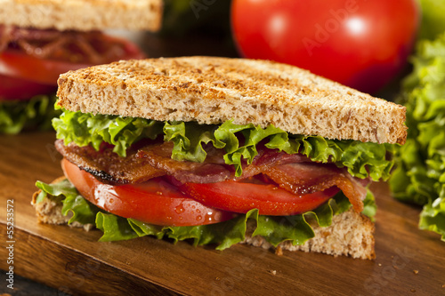 Fresh Homemade BLT Sandwich