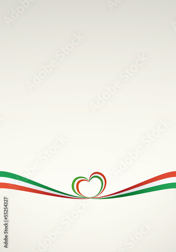 Sfondo nastro tricolore italiano 2 - Italian ribbon background 2