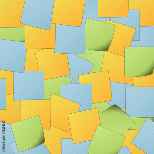 Colorful post it background