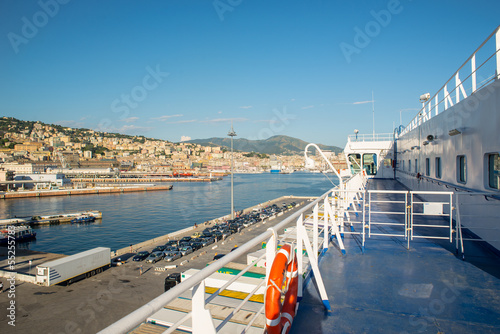 genoa port in agoust 2013 photo