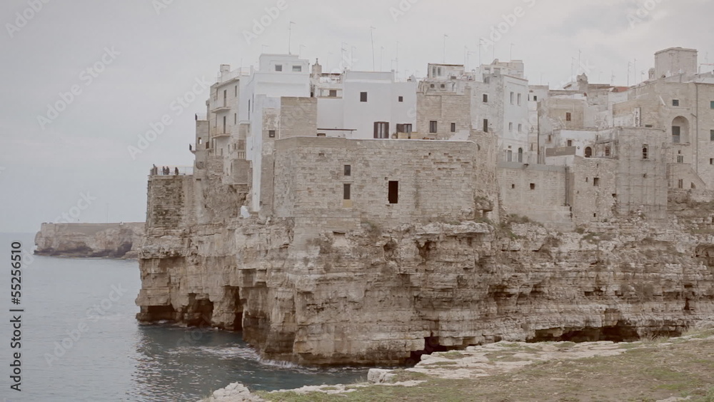 Polignano medieval city on a cliff by the sea 1 Polignano medieval city on a cliff by the sea 1