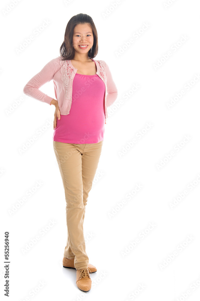 Asian pregnant woman portrait